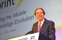 Sprint Nextel CEO Dan Hesse speaks at Mobile World Congress on Thursday.