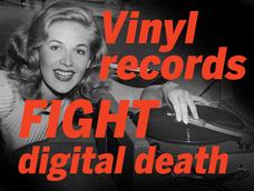 In Pictures: Vinyl records fight digital death