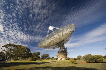 The Parkes Radio telescope. Image credit – David McClenaghan, CSIRO.