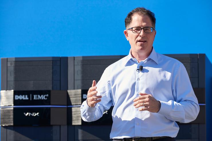 Michael Dell is selling Dell Services to NTT