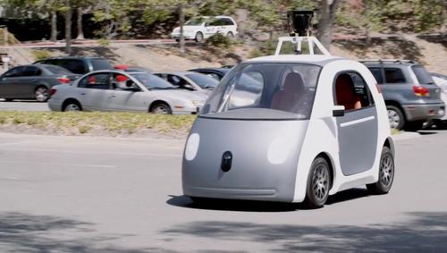 Google showed off its prototype self-driving car on Tuesday in a video and blog post. It wants to build about 100 vehicles and start a pilot program in California 
