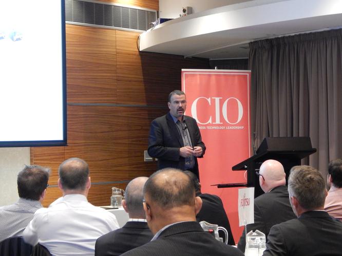 Ed Overy at a CIO event in Wellington