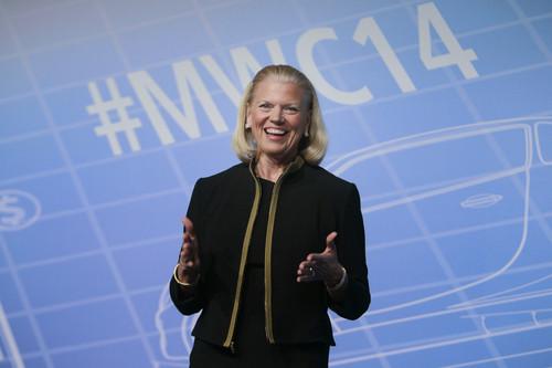 IBM CEO Ginni Rometty took to the Mobile World Congress stage Wednesday to announce a global competition to encourage developers to create mobile consumer and business apps powered by its Watson supercomputer platform.