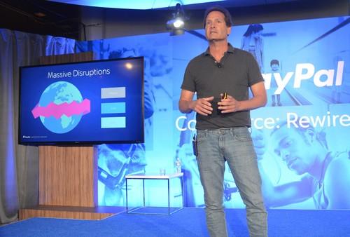PayPal President and incoming CEO Dan Schulman, speaking during an event in San Francisco on May 21, 2015.