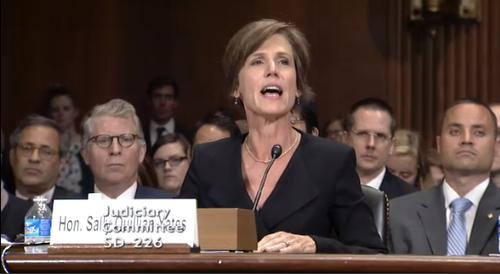 Sally Quillian Yates, deputy attorney general in the U.S. Department of Justice, tells senators the agency needs more access to encrypted communications during a Senate Judiciary Committee hearing Wednesday, July 8, 2015.