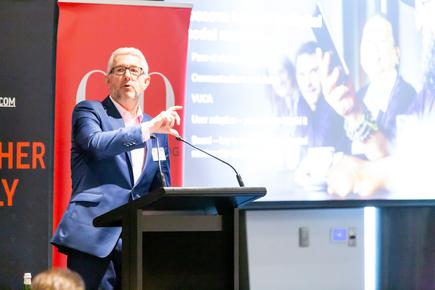 Chris Trigg at the 2019 CIO50 event in Auckland