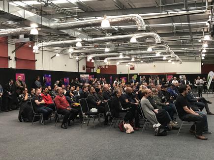 Over 350 people attended the Techweek19 Waikato launch and Live Local, Work Global Expo at Claudelands.