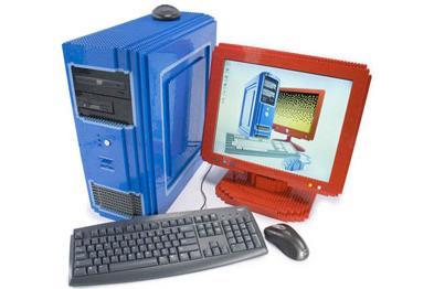 The Lego PC is the work of &quot;brick artist&quot; Nathan Sawaya.