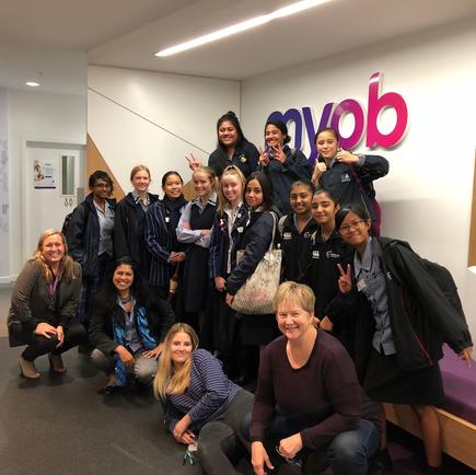 MYOB hosted 12 students from the Diocesan School for Girls