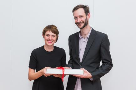 Lani Evans, head of the Vodafone NZ Foundation, and  Elliot Taylor, manager of Zeal and director of online crisis intervention