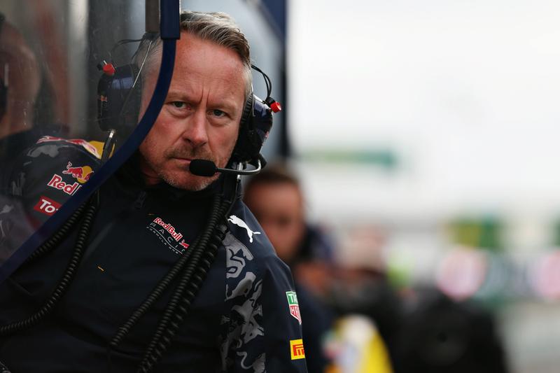 Red Bull Racing team manager Jonathan Wheatley on the pit wall during the Australian Formula One Grand Prix (Source: Getty Images)