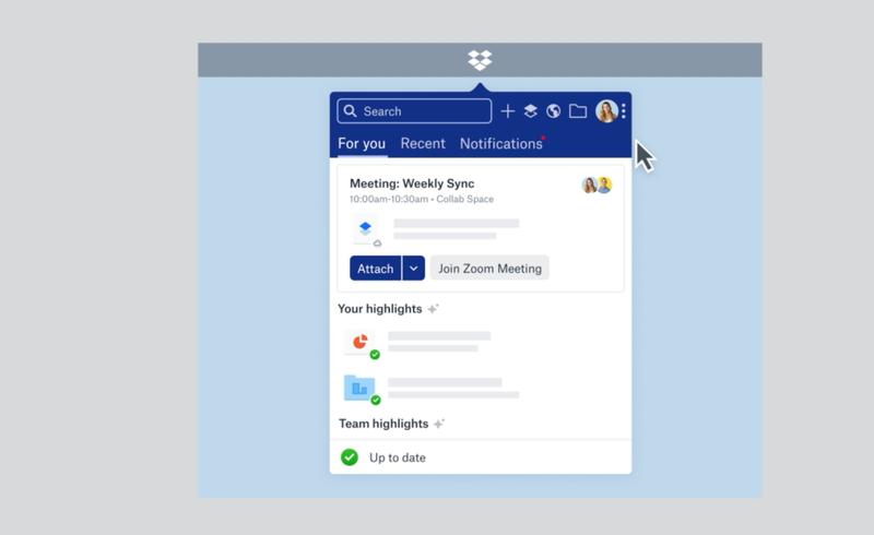 Dropbox says Spaces can help workers better focus on the task at hand